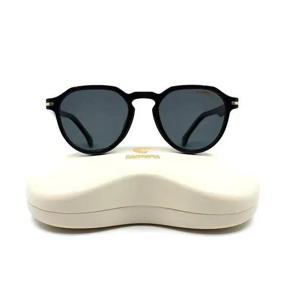 BRAND NEW CARRERA 314/S BLACK GREY POLARIZED AUTHENTIC SUNGLASSES - Picture 6 of 11